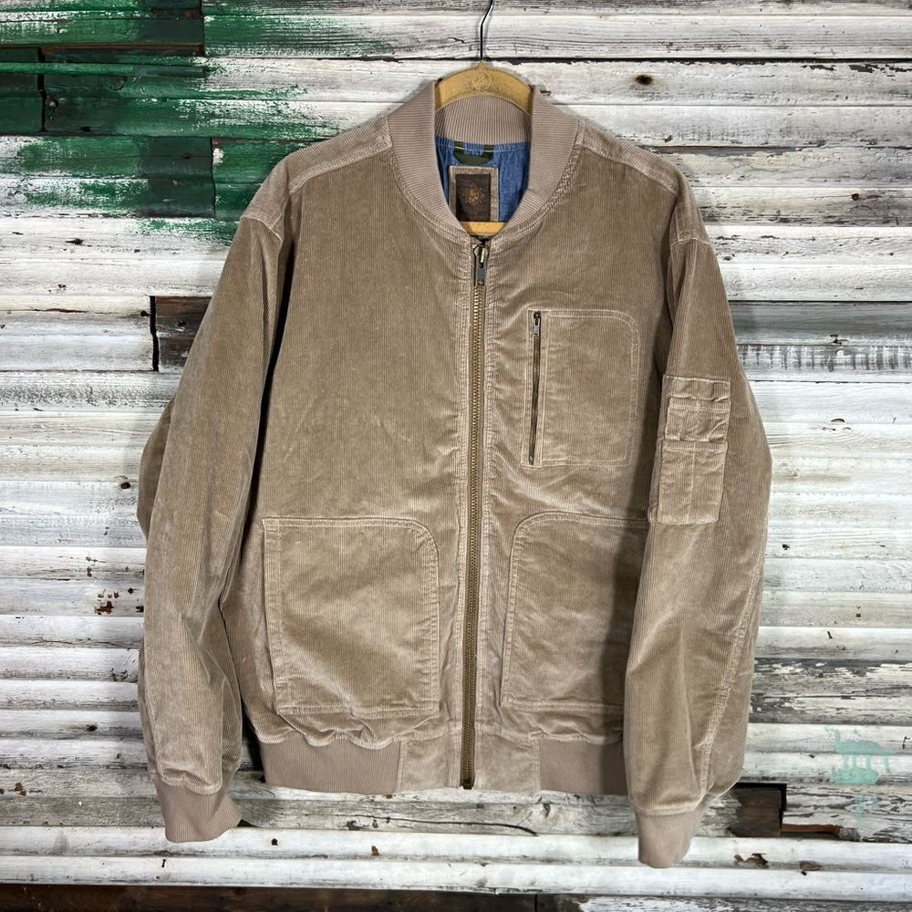 The Territory Ahead Vintage Corduroy Bomber Jacket